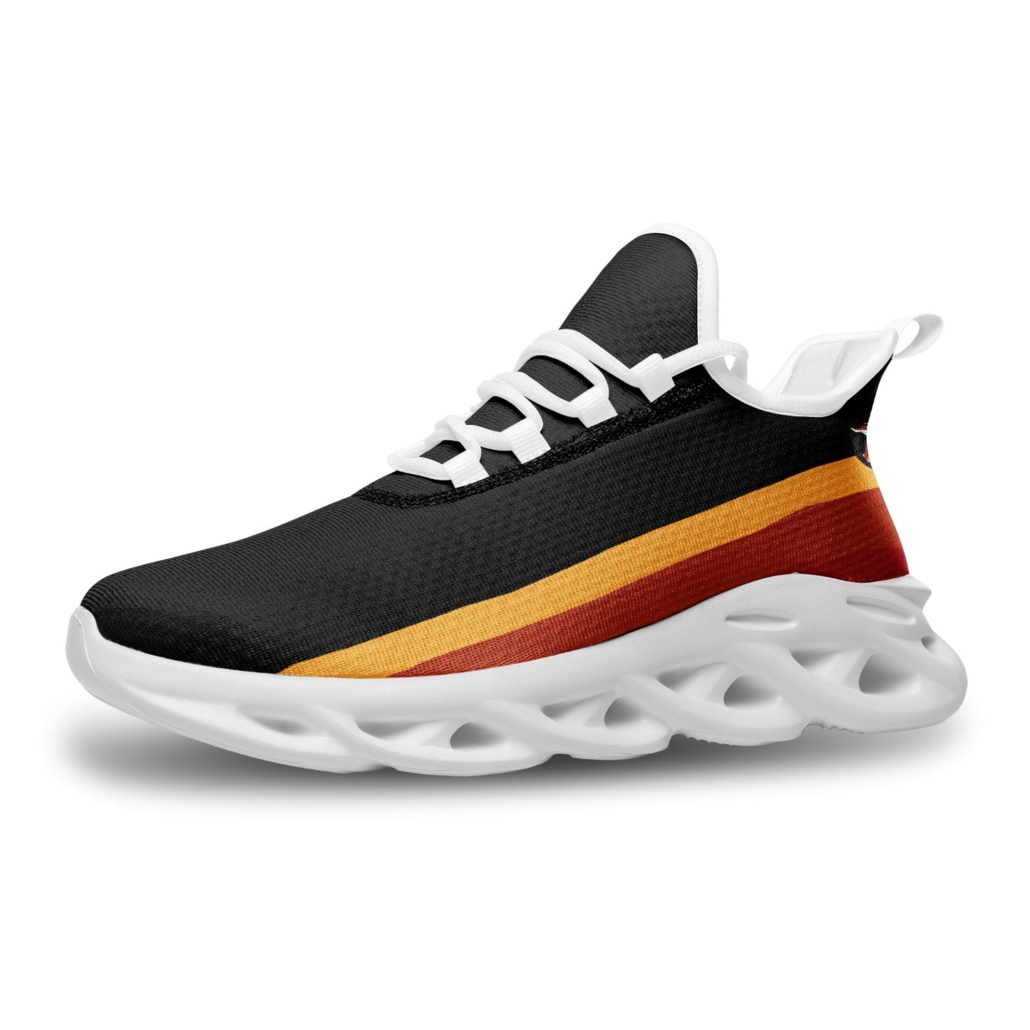 Snooty Fox Art Unisex Bounce Mesh Knit Sneakers - SFA Stripes