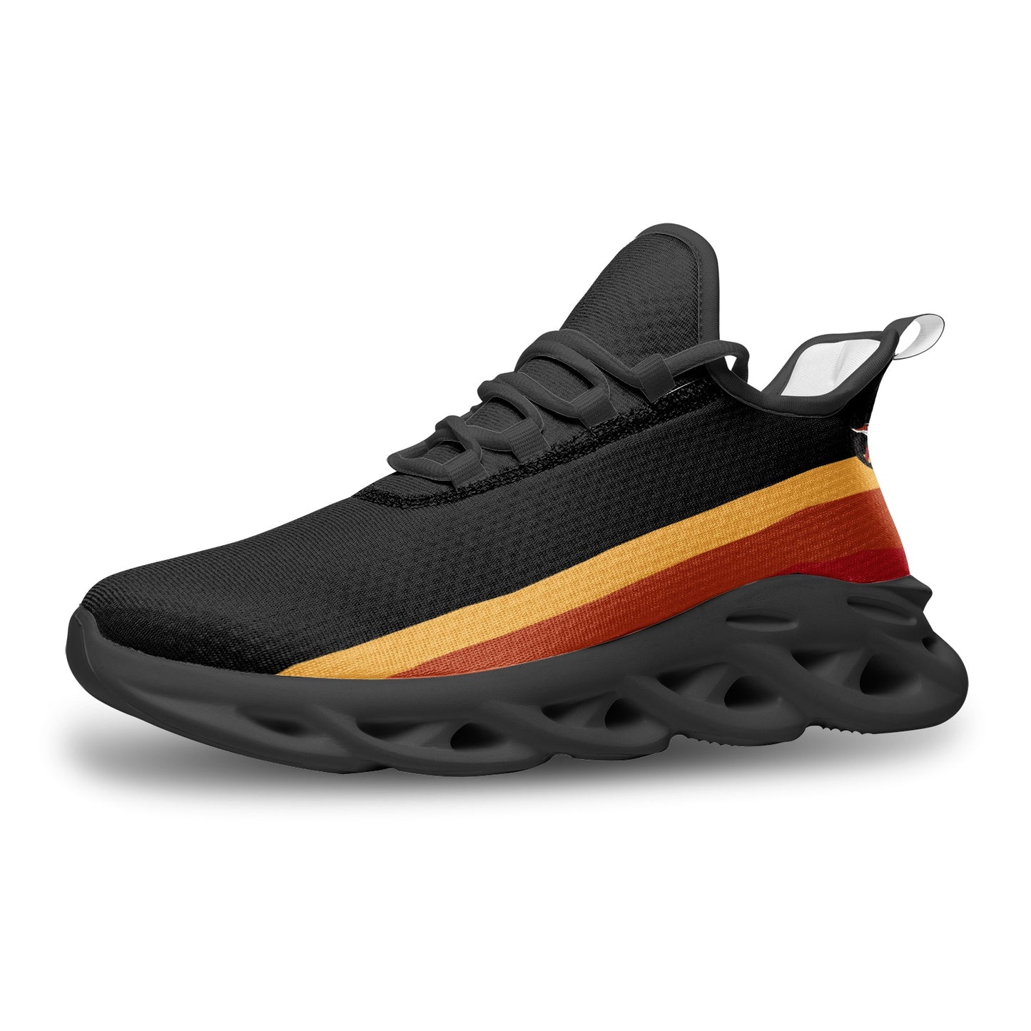 Snooty Fox Art Unisex Bounce Mesh Knit Sneakers - SFA Stripes