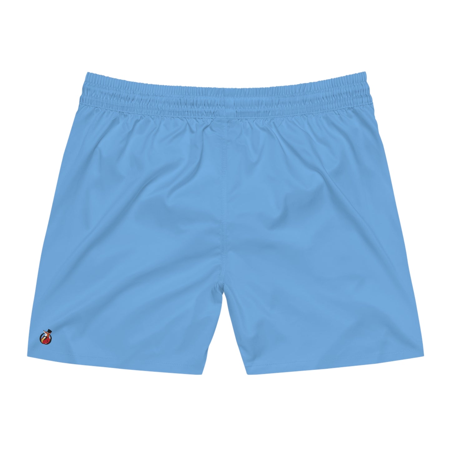 Snooty Fox Art Mid-Length Swim Shorts (AOP) - Logo Blue
