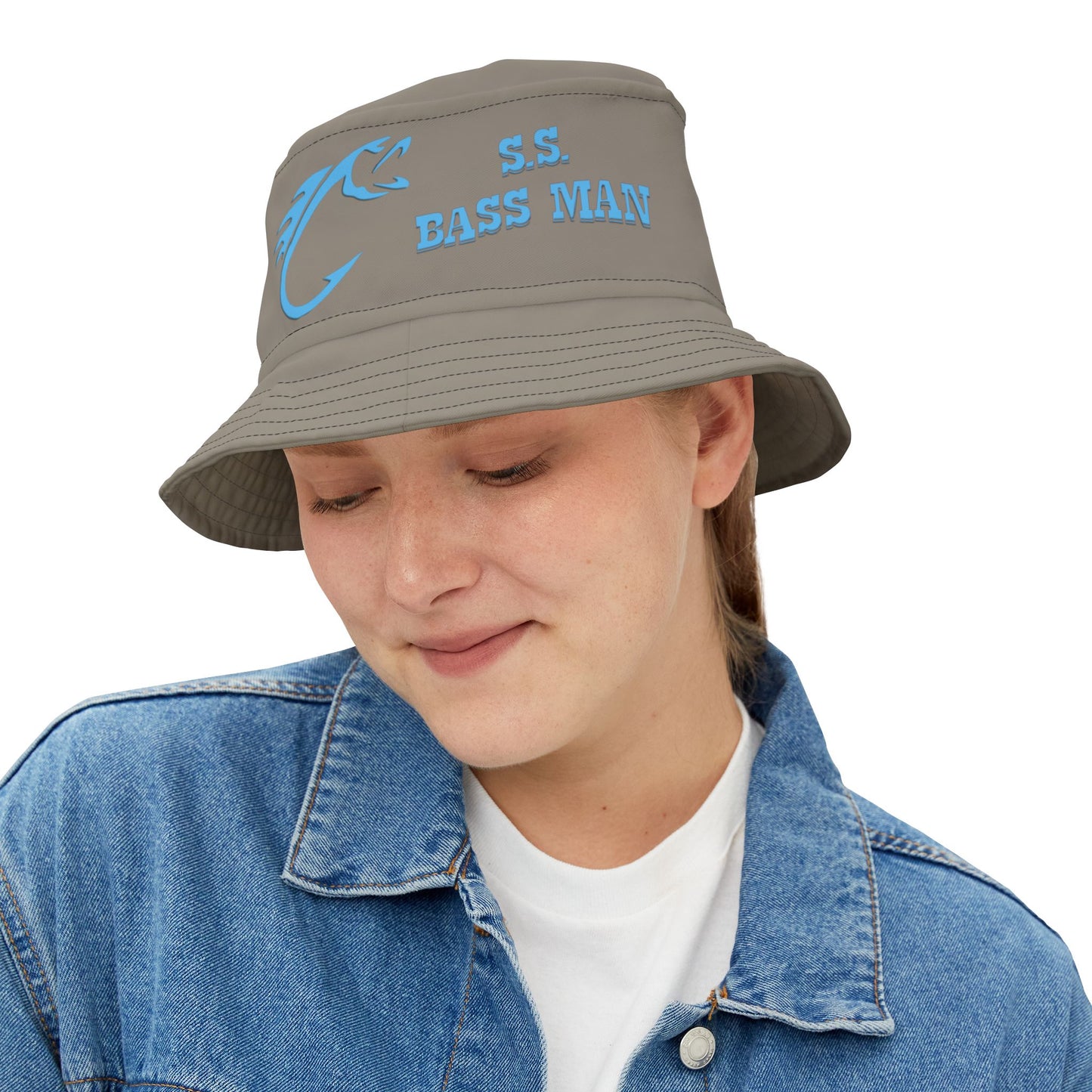 S.S. Bass Man Bucket Hat - Fishing Apparel for Anglers