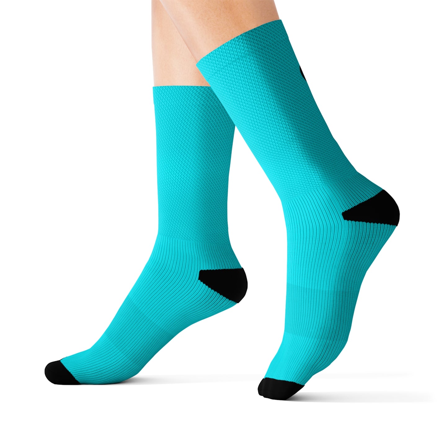 Snooty Fox Art Fashion socks - teal
