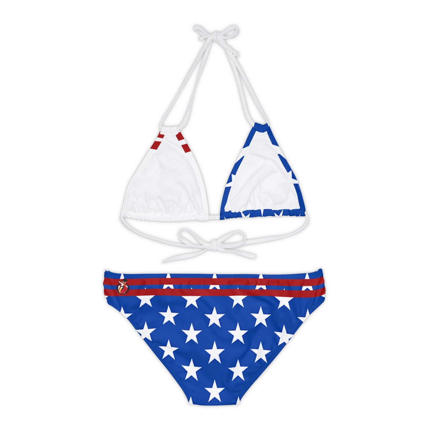 Snooty Fox Art Strappy Bikini Set (AOP) - Just Vote