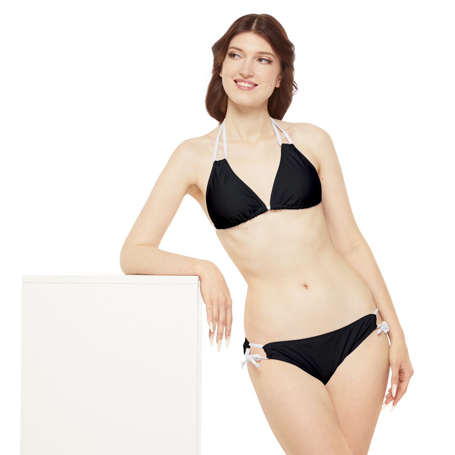 Snooty Fox Art Strappy Bikini Set (AOP) - Love Heart