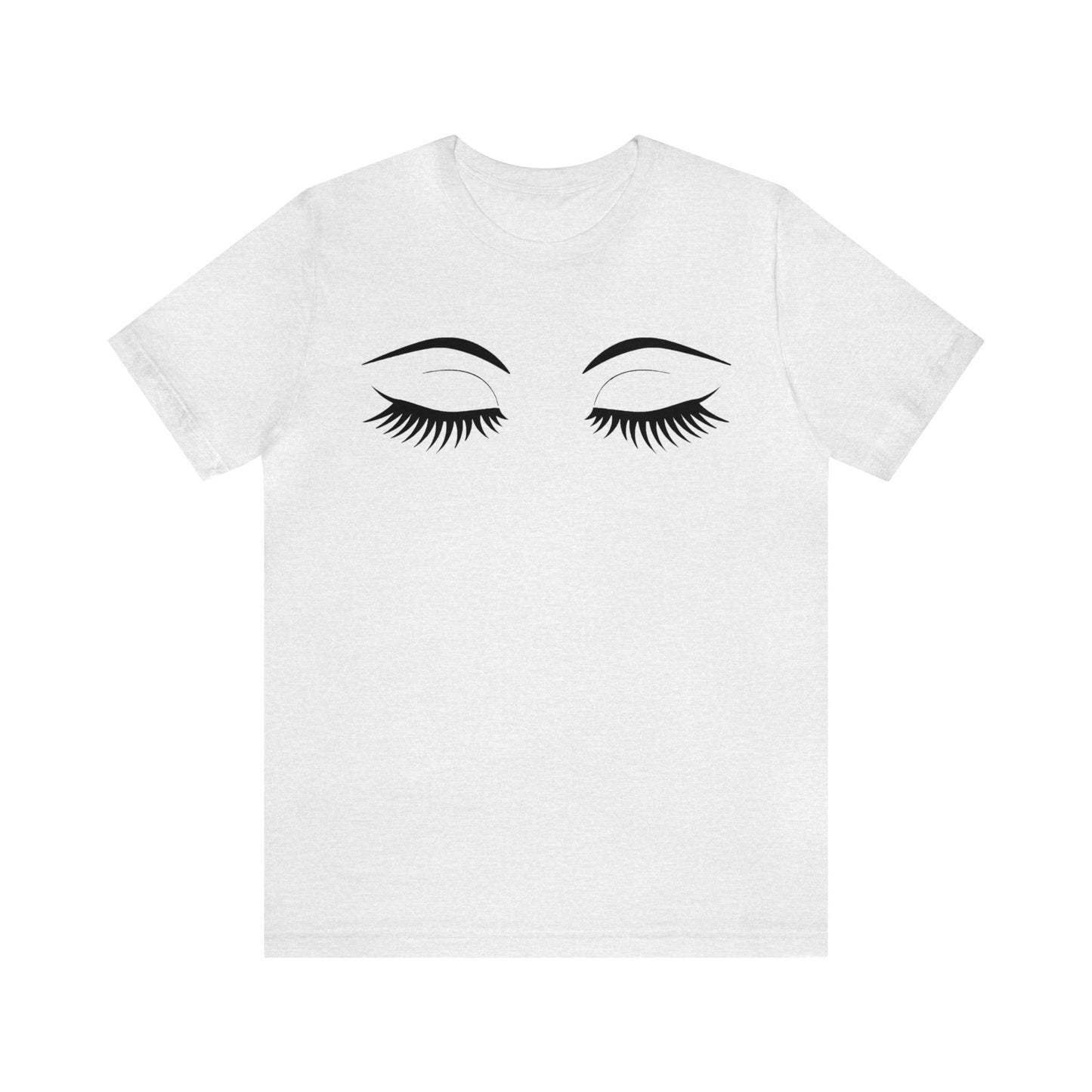 Snooty Fox Art Unisex Jersey Short Sleeve Tee - Eyelashes