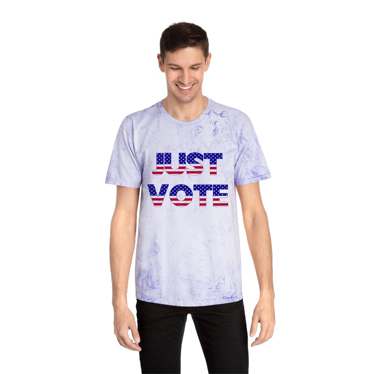 Snooty Fox Art Unisex Color Blast T-Shirt - Just Vote