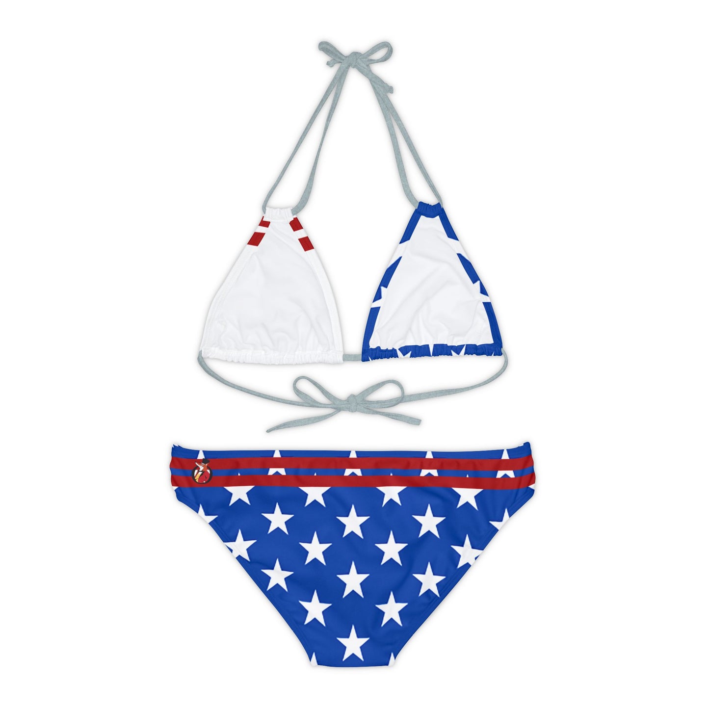 Snooty Fox Art Strappy Bikini Set (AOP) - Just Vote