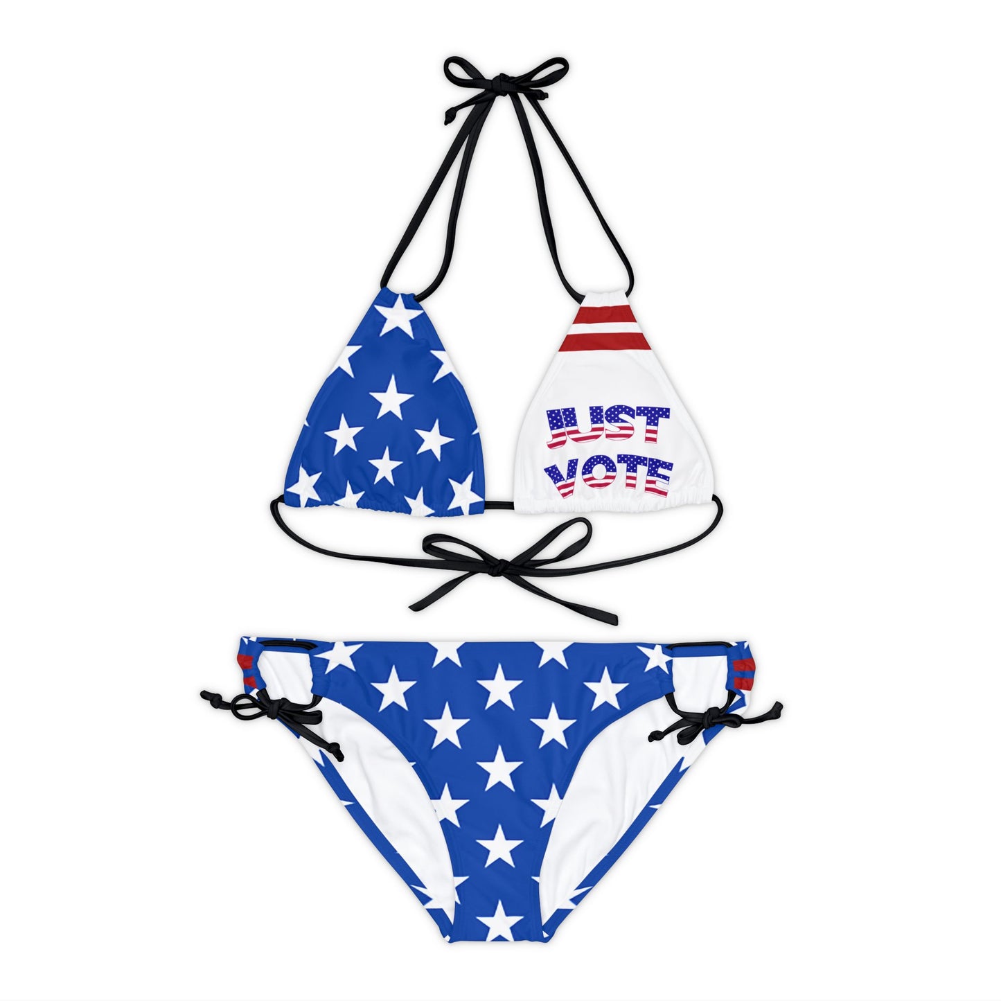 Snooty Fox Art Strappy Bikini Set (AOP) - Just Vote
