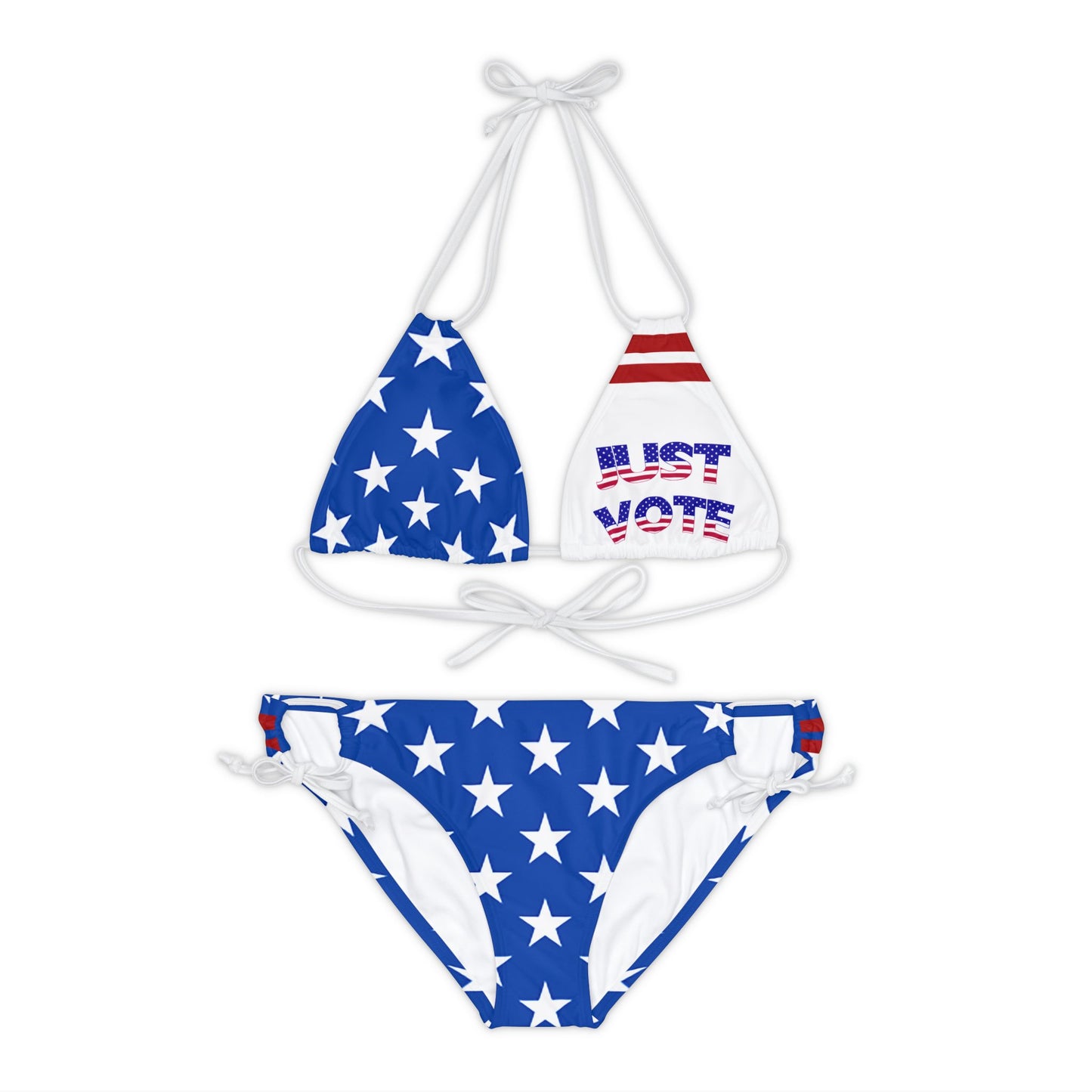 Snooty Fox Art Strappy Bikini Set (AOP) - Just Vote
