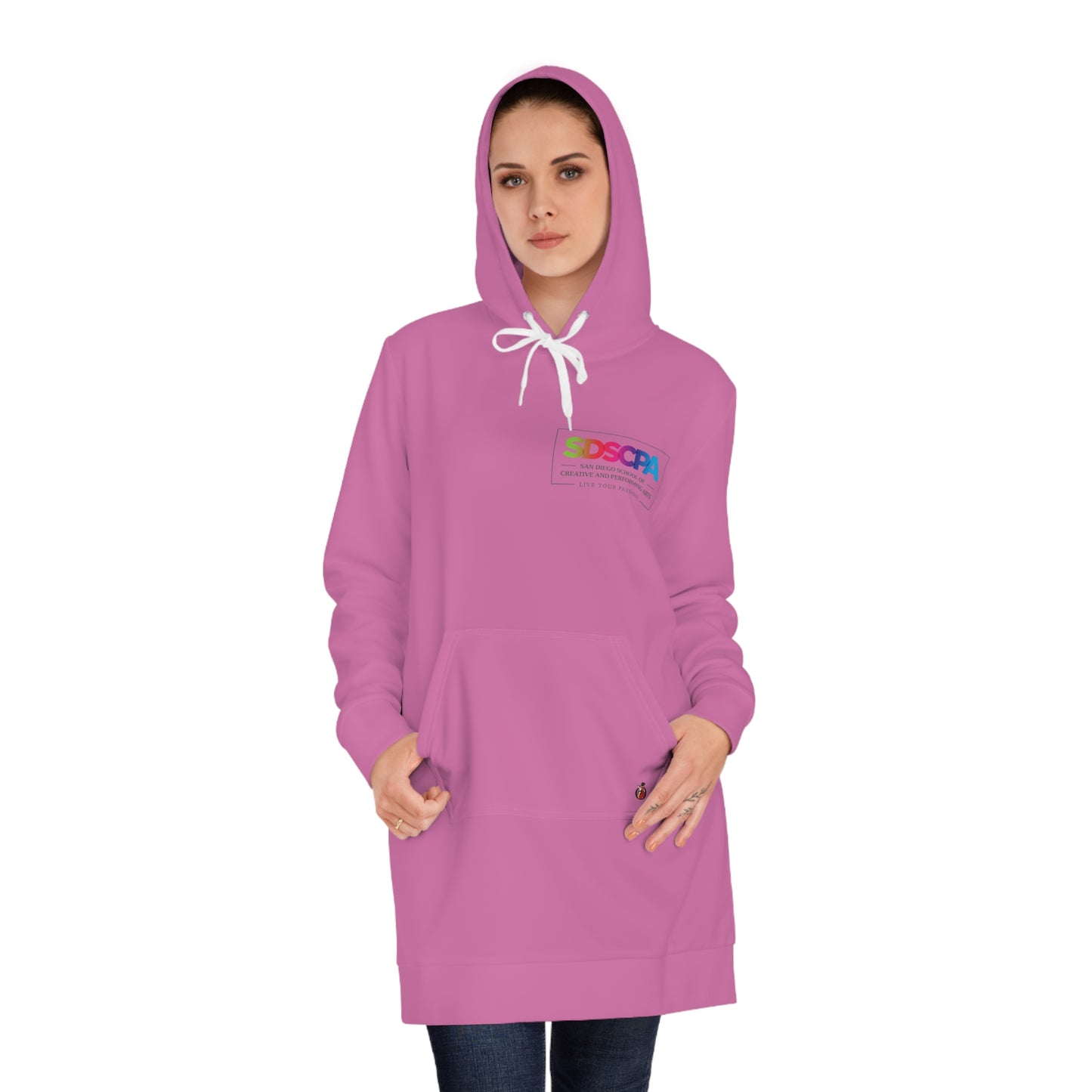 Snooty Fox Art Women's Hoodie Dress (AOP) - Tippy Toe Twirl