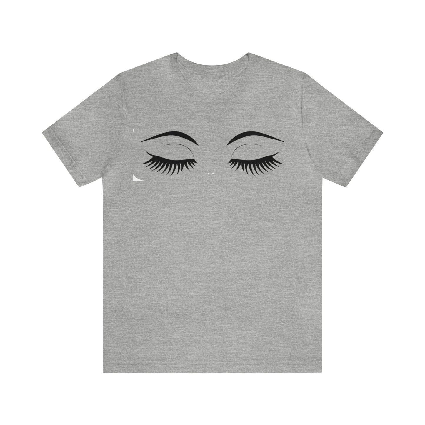 Snooty Fox Art Unisex Jersey Short Sleeve Tee - Eyelashes