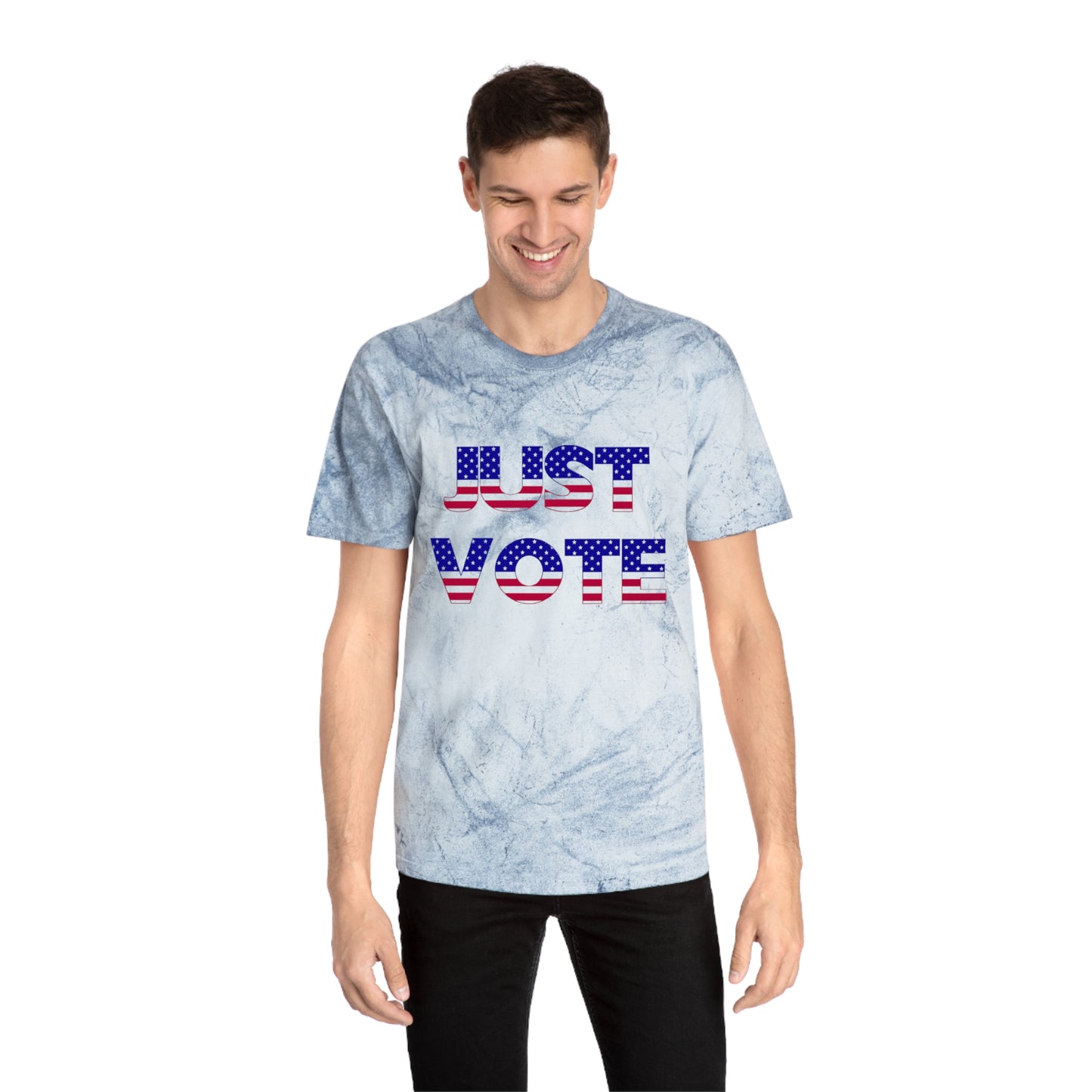Snooty Fox Art Unisex Color Blast T-Shirt - Just Vote