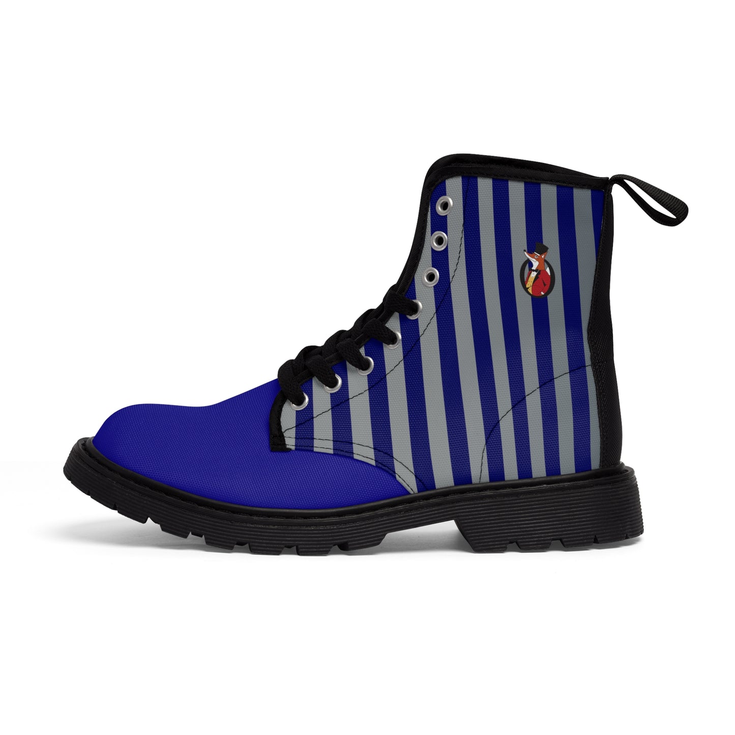 Snooty Fox Art Women's Canvas Boots - Blue Boots