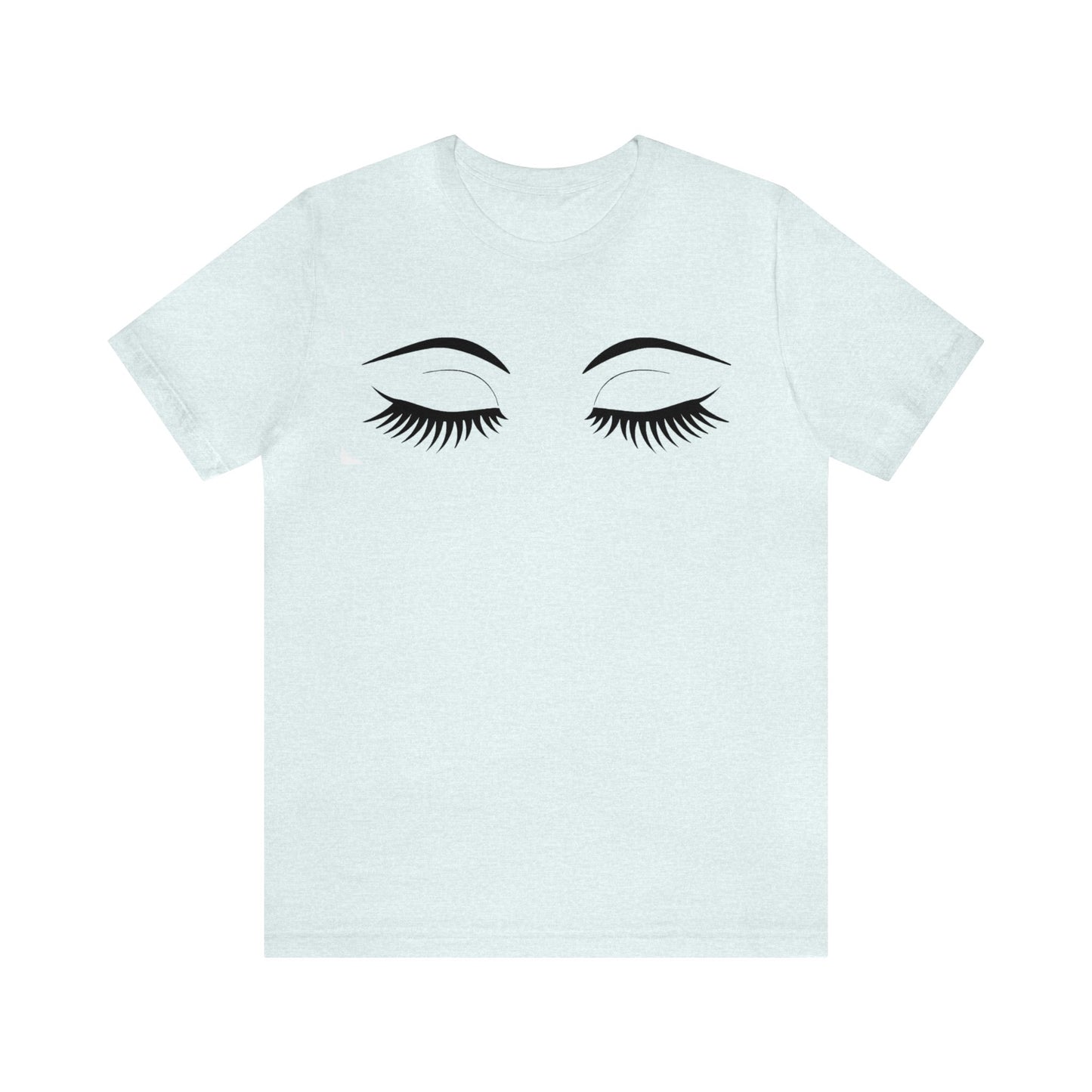 Snooty Fox Art Unisex Jersey Short Sleeve Tee - Eyelashes