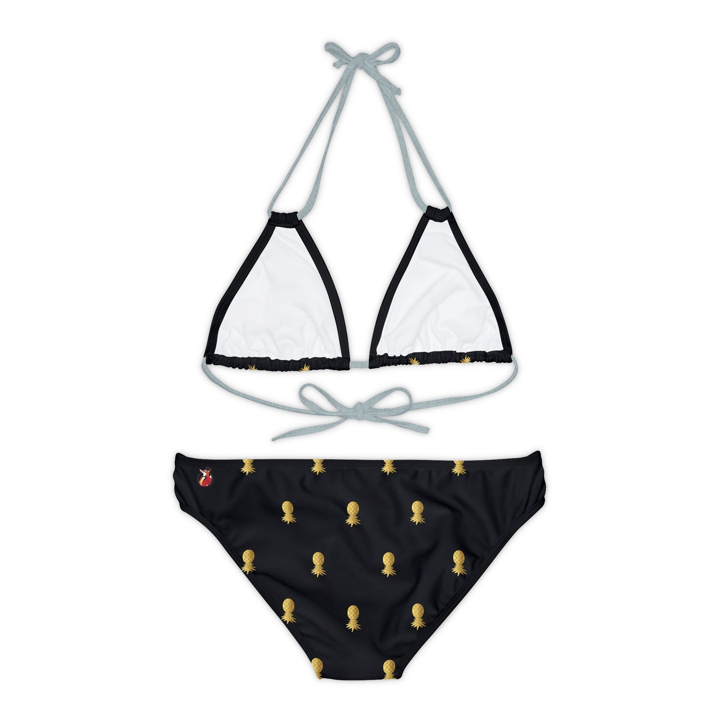 Snooty Fox Art Strappy Bikini Set (AOP) - Golden Pineapple
