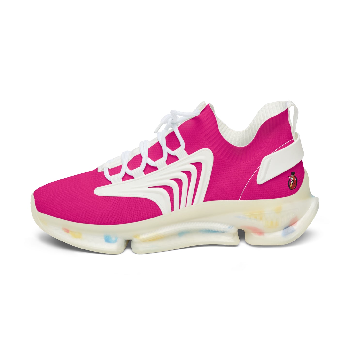 Snooty Fox Art Women's Mesh Sneakers - Mexico Pink