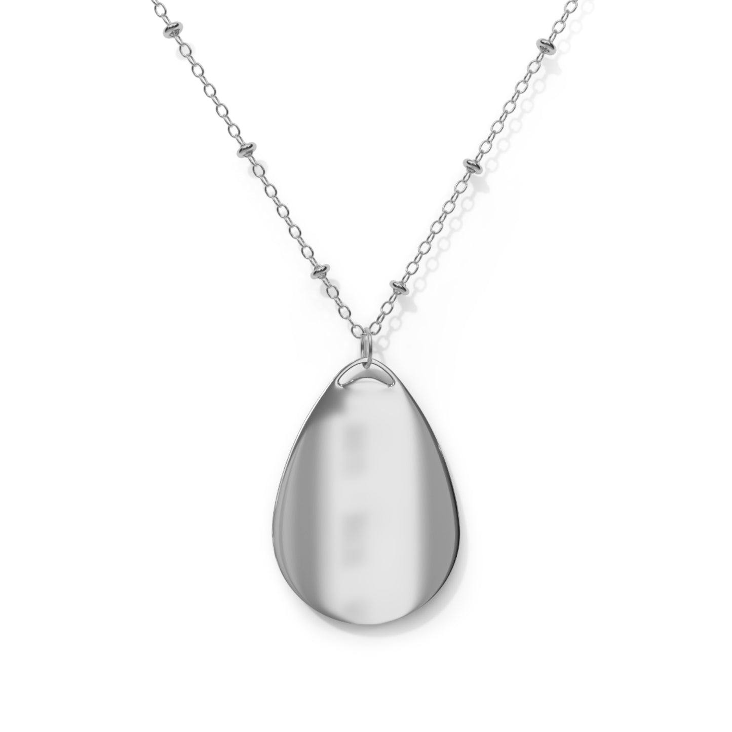 Snooty Fox Art Oval Necklace - Romero Design