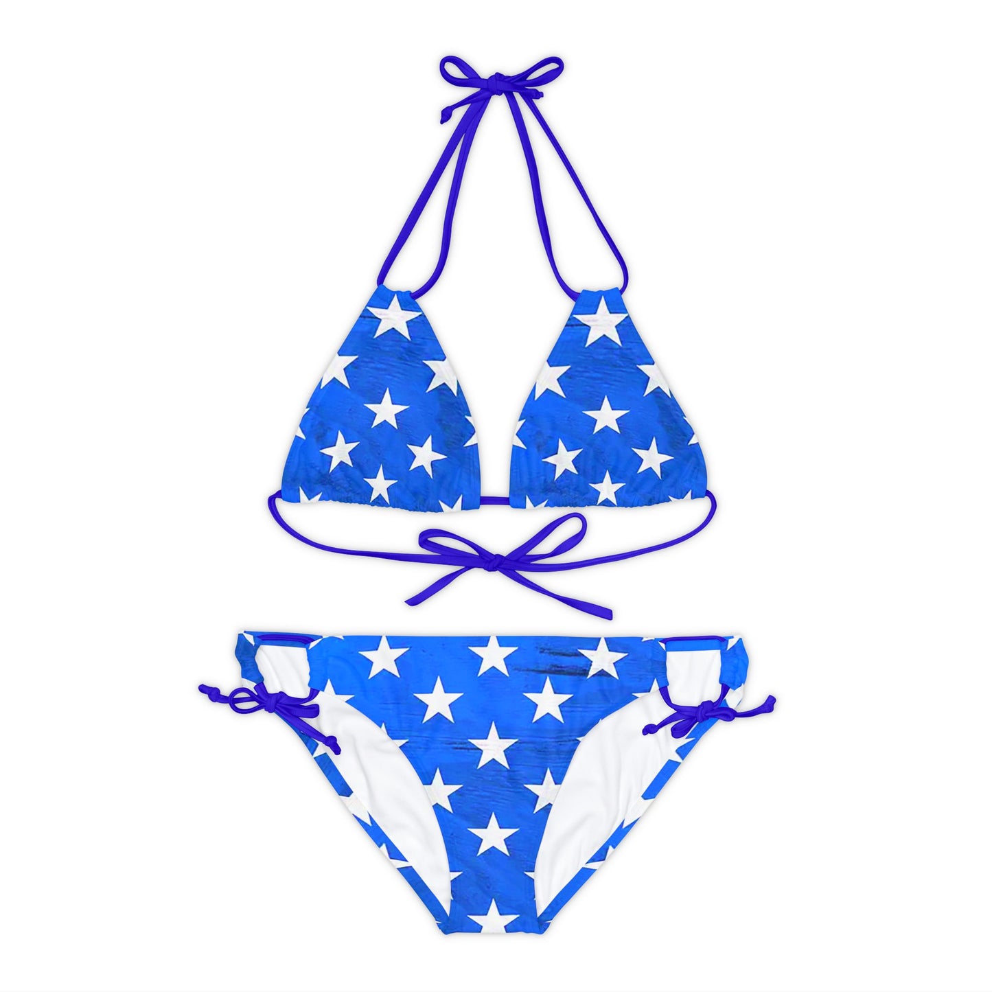 Snooty Fox Art Strappy Bikini Set (AOP) - Sea of Stars