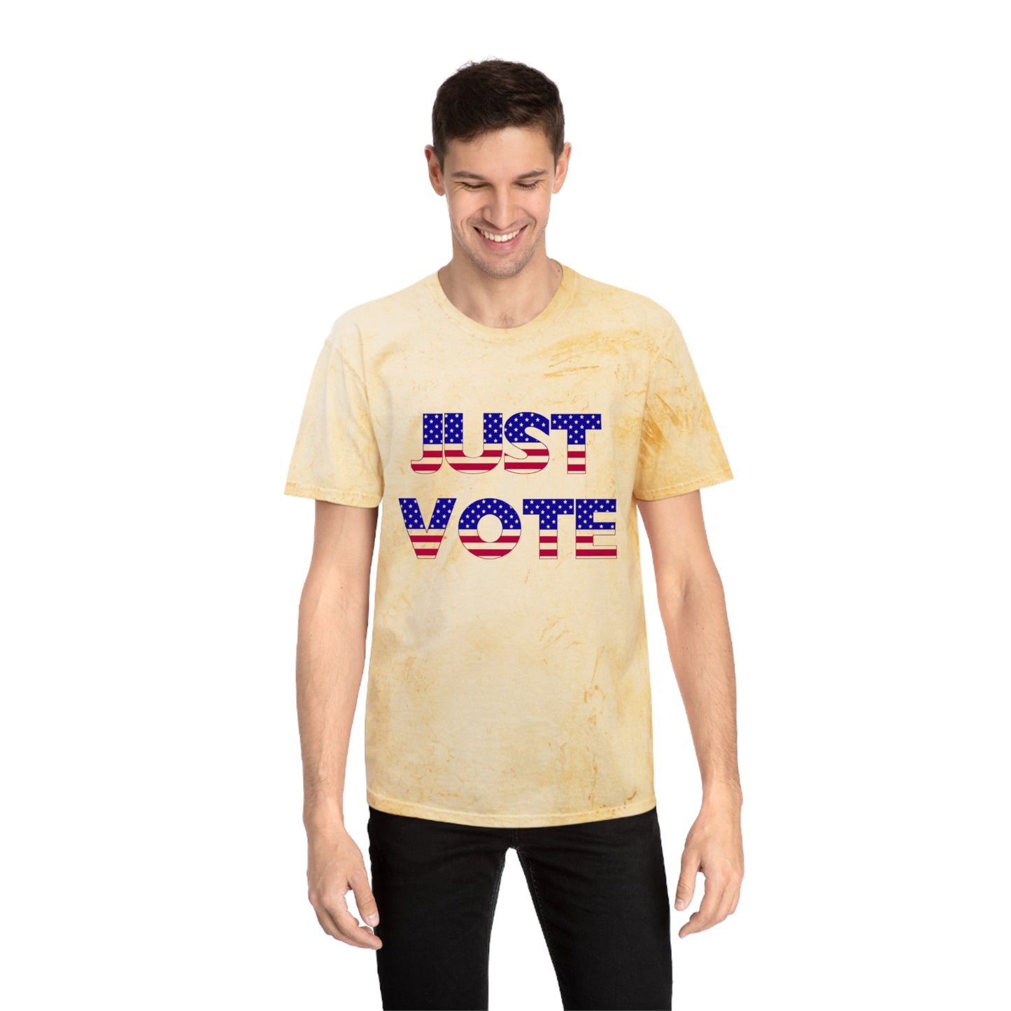 Snooty Fox Art Unisex Color Blast T-Shirt - Just Vote
