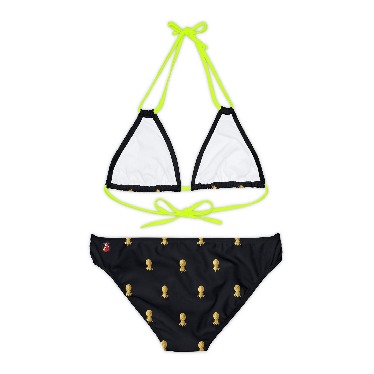 Snooty Fox Art Strappy Bikini Set (AOP) - Golden Pineapple