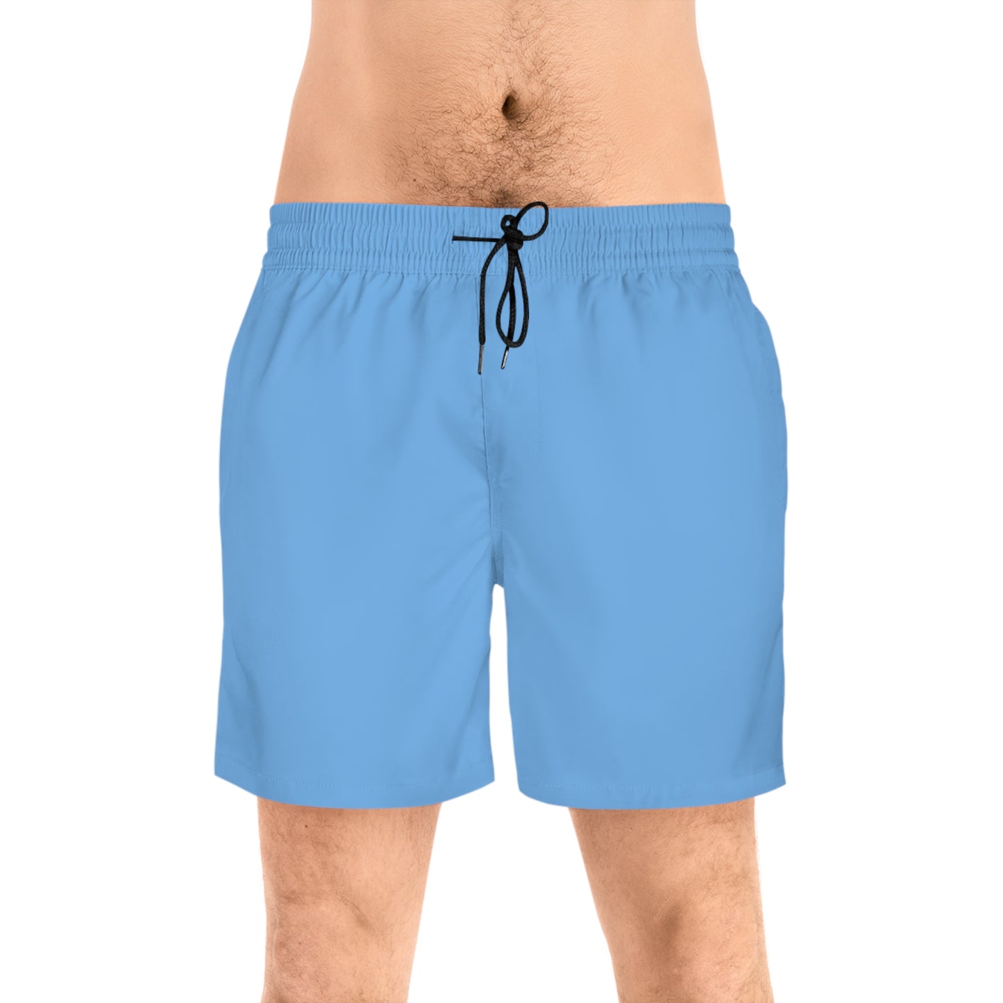 Snooty Fox Art Mid-Length Swim Shorts (AOP) - Logo Blue