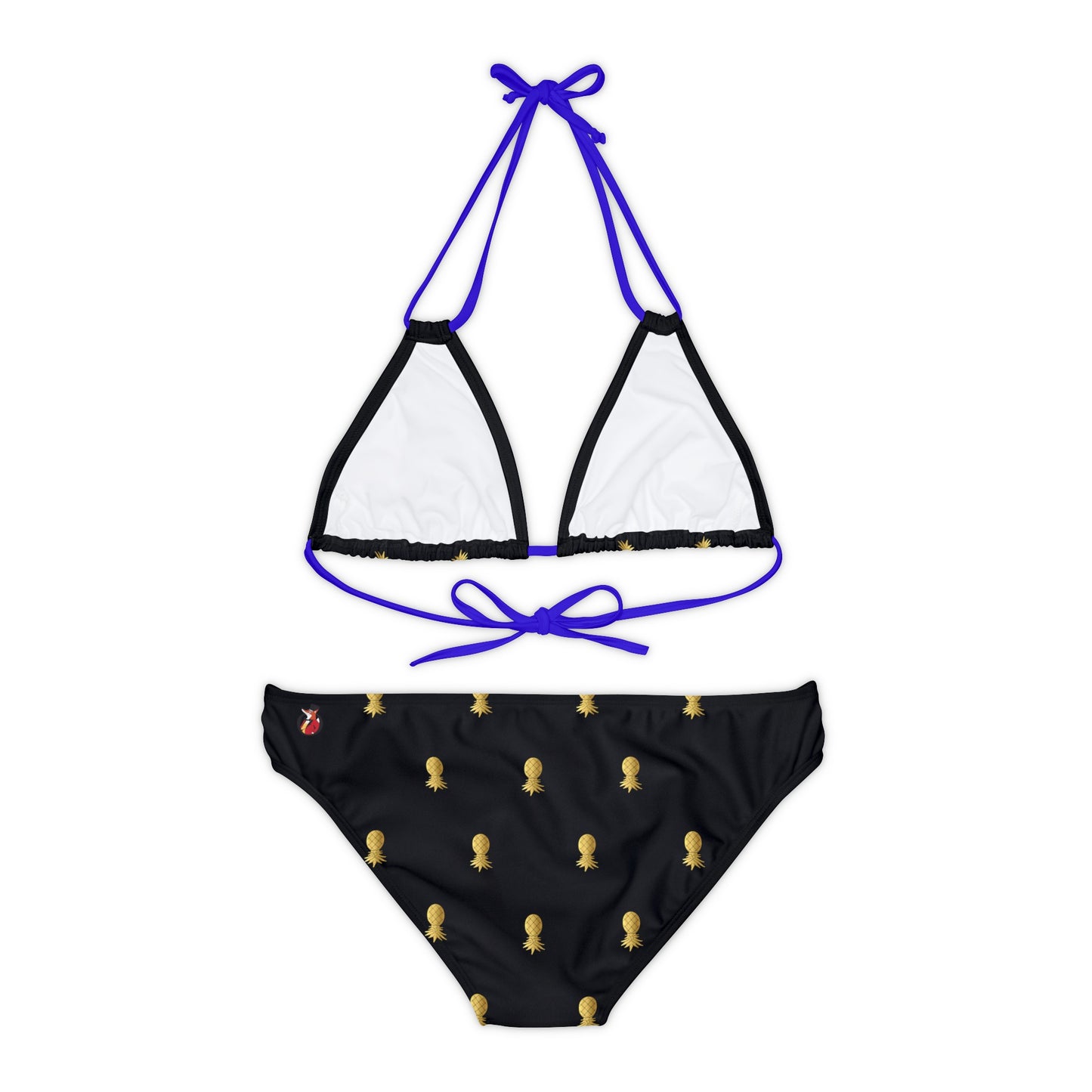 Snooty Fox Art Strappy Bikini Set (AOP) - Golden Pineapple
