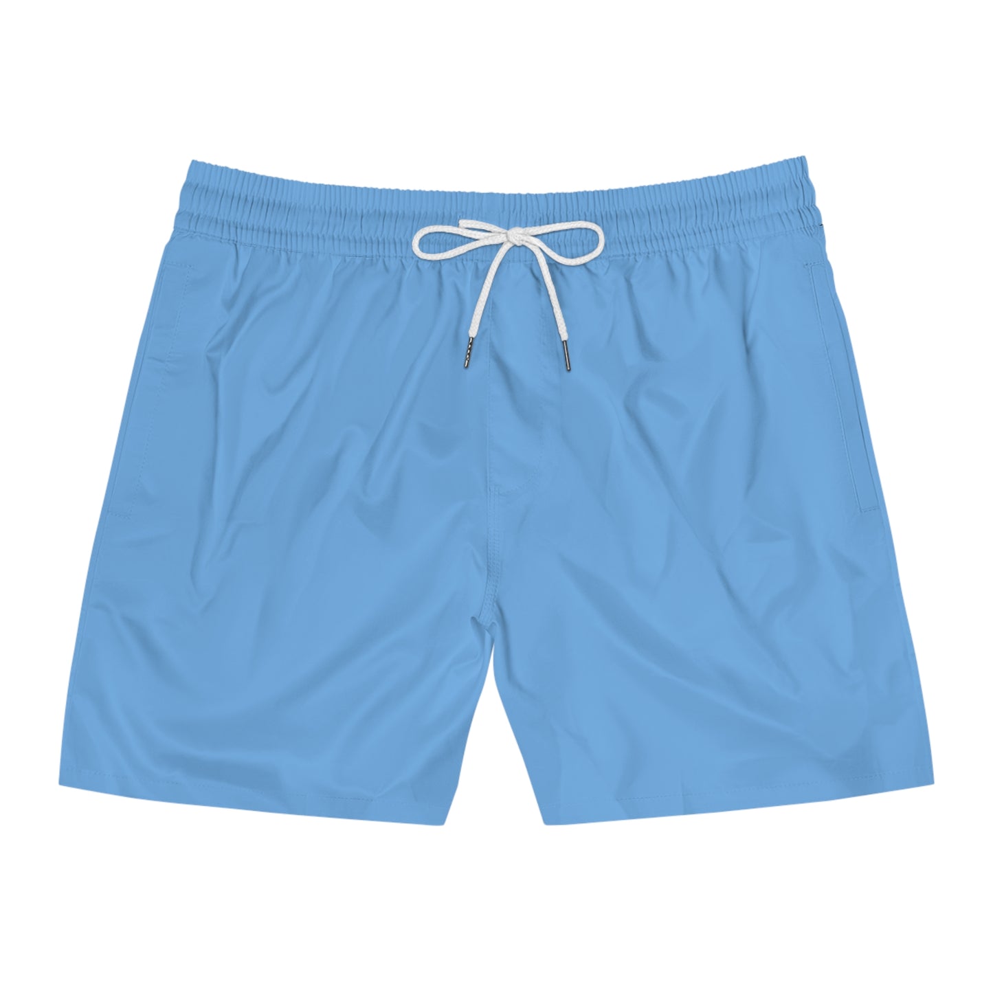 Snooty Fox Art Mid-Length Swim Shorts (AOP) - Logo Blue