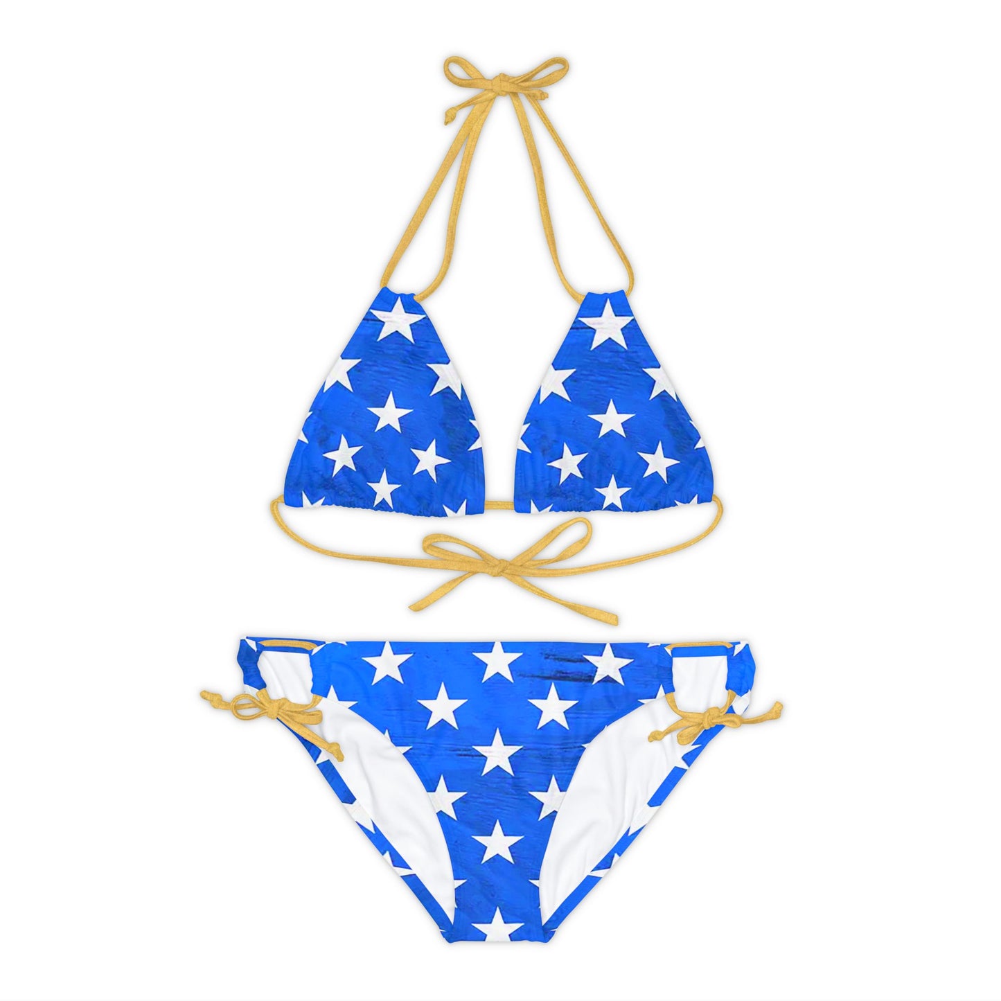 Snooty Fox Art Strappy Bikini Set (AOP) - Sea of Stars