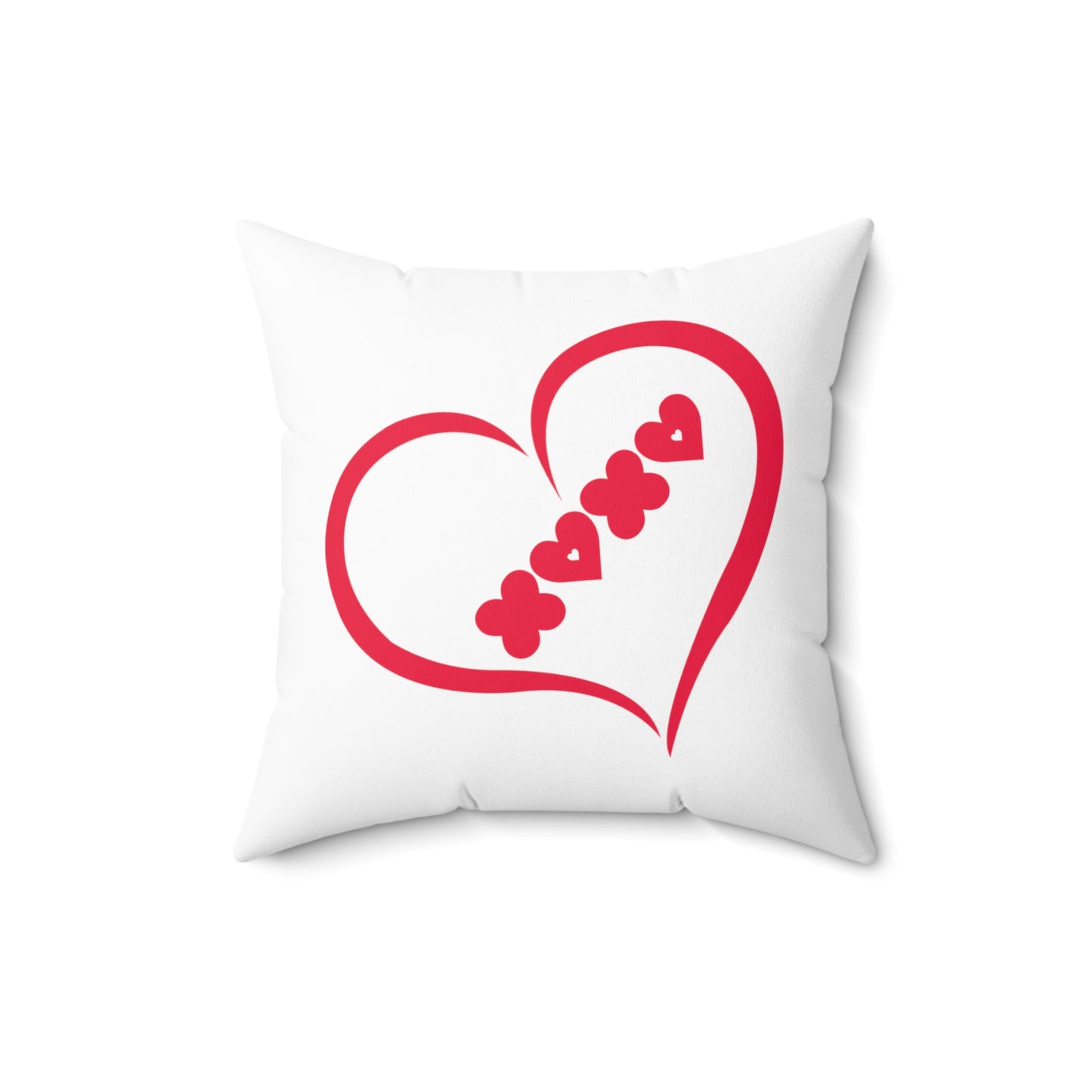 Snooty Fox Art Spun Polyester Square Pillow - XOXO