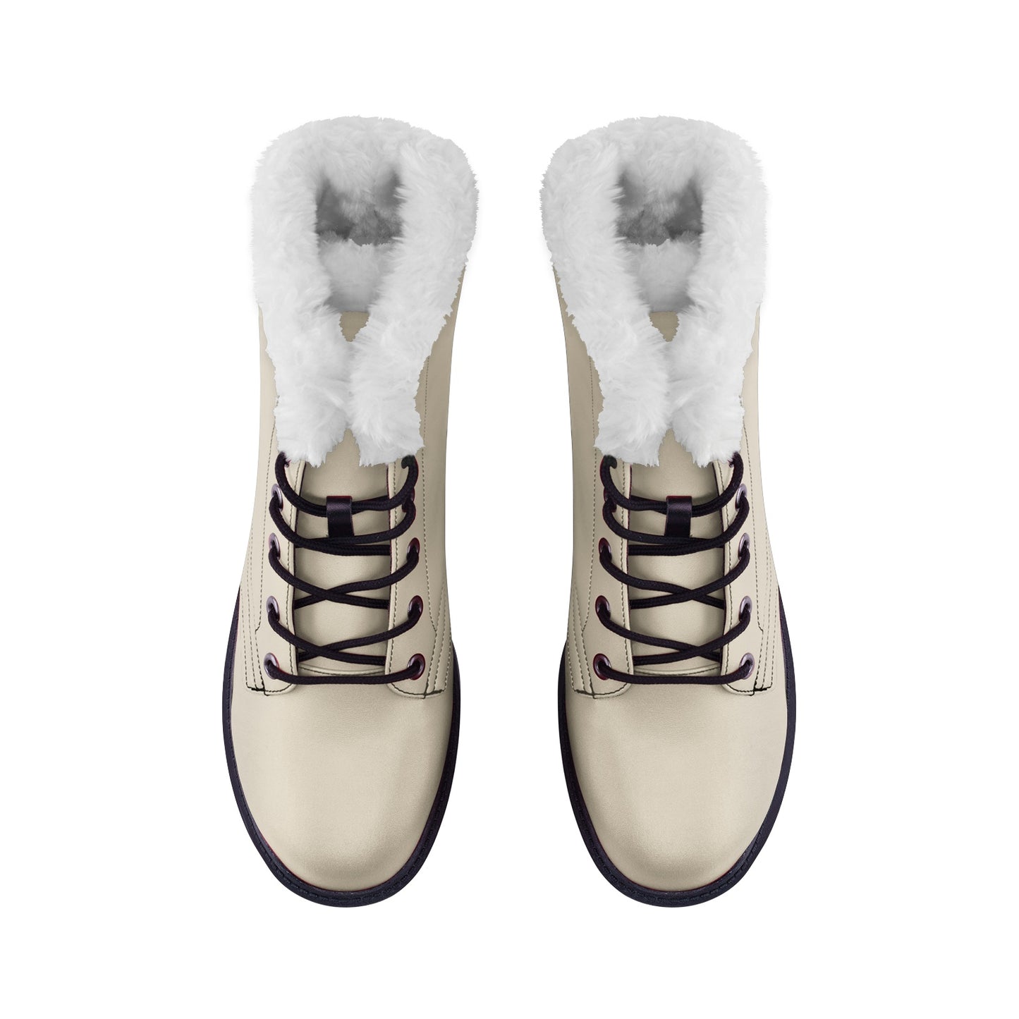 Snooty Fox Art Unisex Lace Up Winter Boots Fashion Comfort Chukka Boots - Kahki