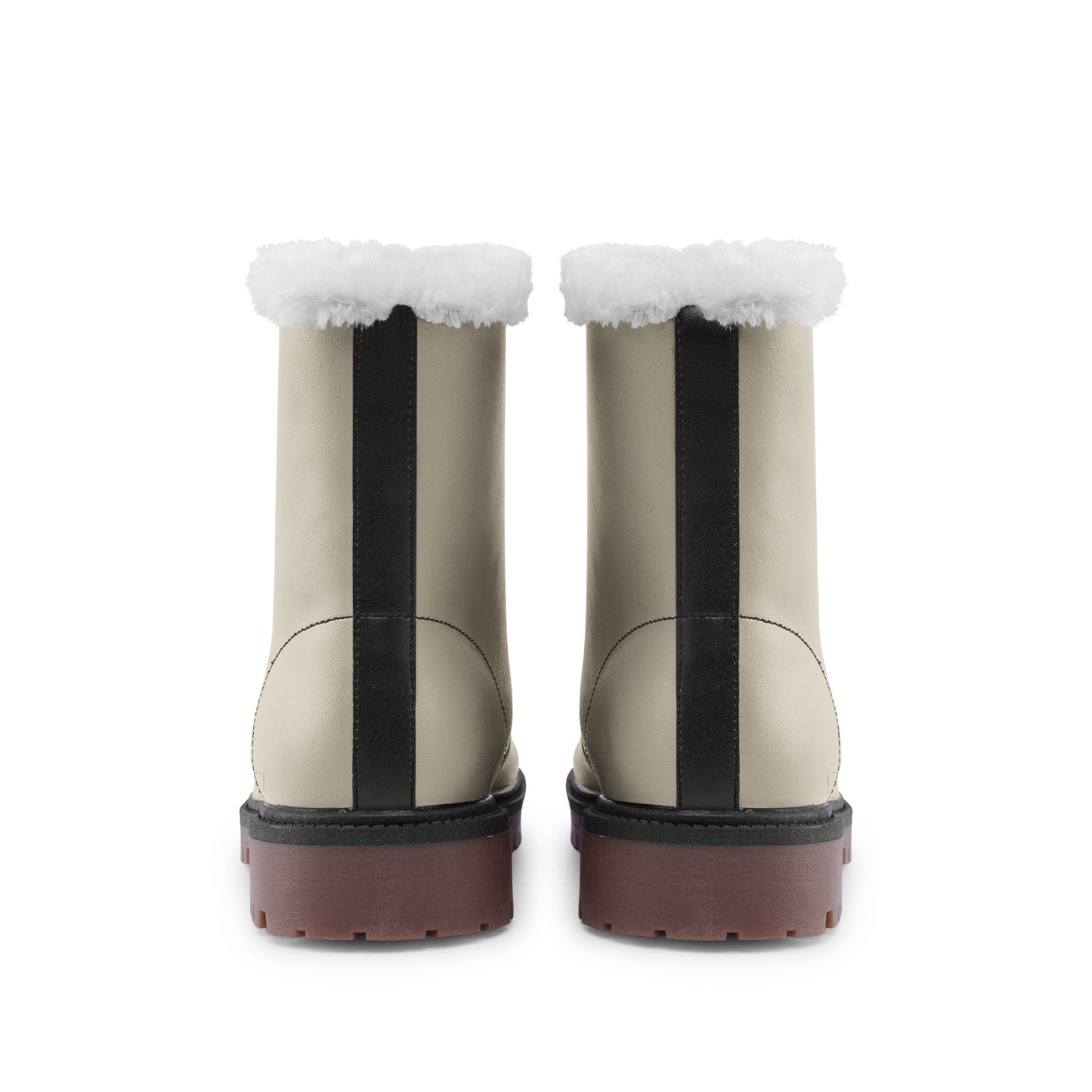 Snooty Fox Art Unisex Lace Up Winter Boots Fashion Comfort Chukka Boots - Kahki