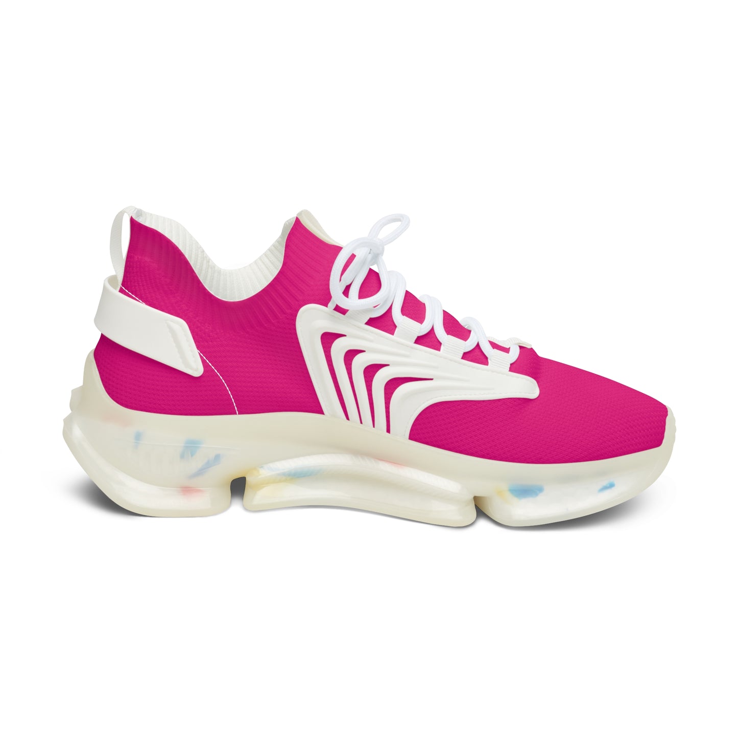 Snooty Fox Art Women's Mesh Sneakers - Mexico Pink