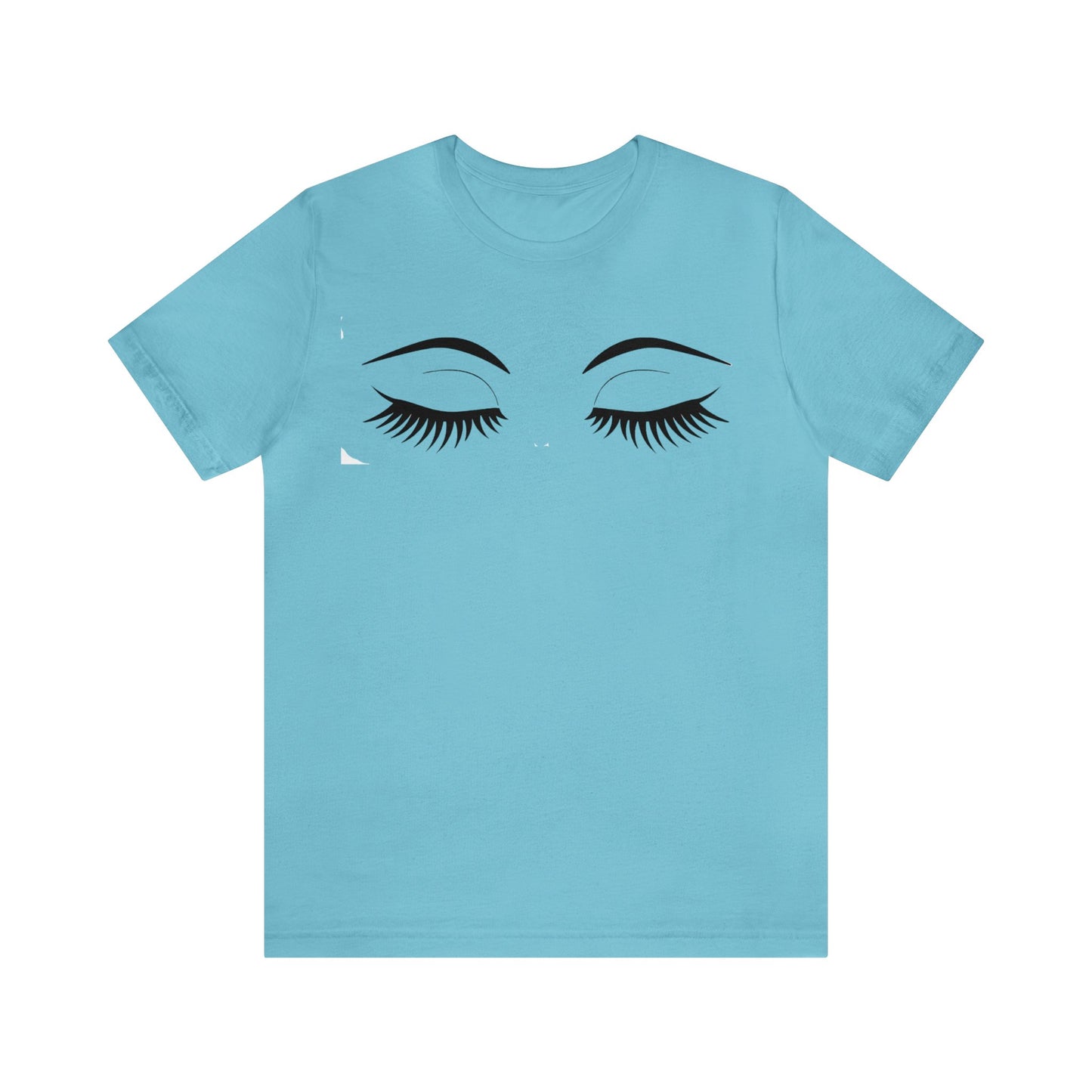 Snooty Fox Art Unisex Jersey Short Sleeve Tee - Eyelashes