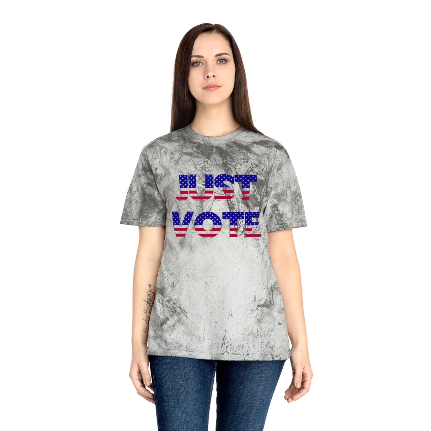 Snooty Fox Art Unisex Color Blast T-Shirt - Just Vote