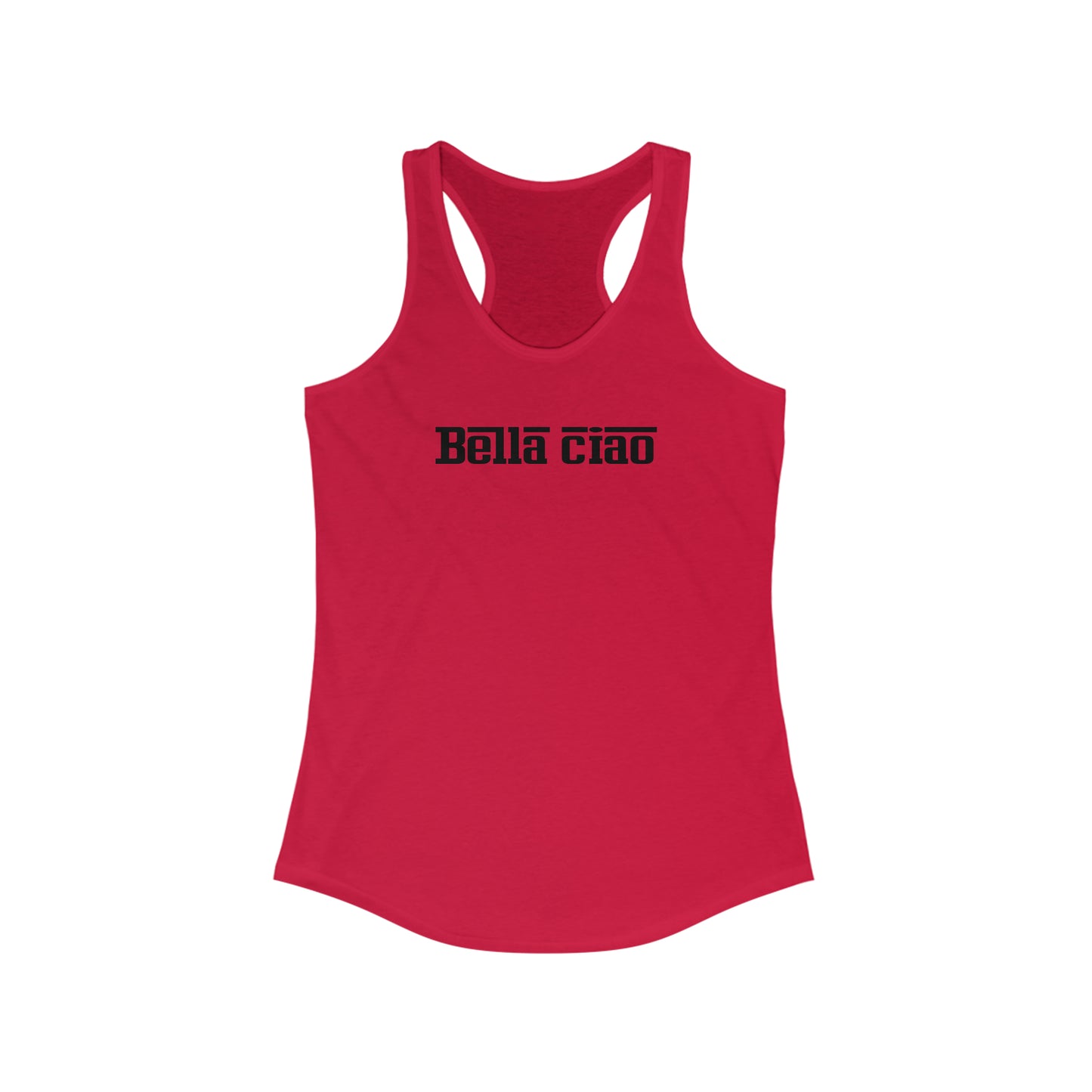 Snooty Fox Art Women's Ideal Racerback Tank - Bella ciao