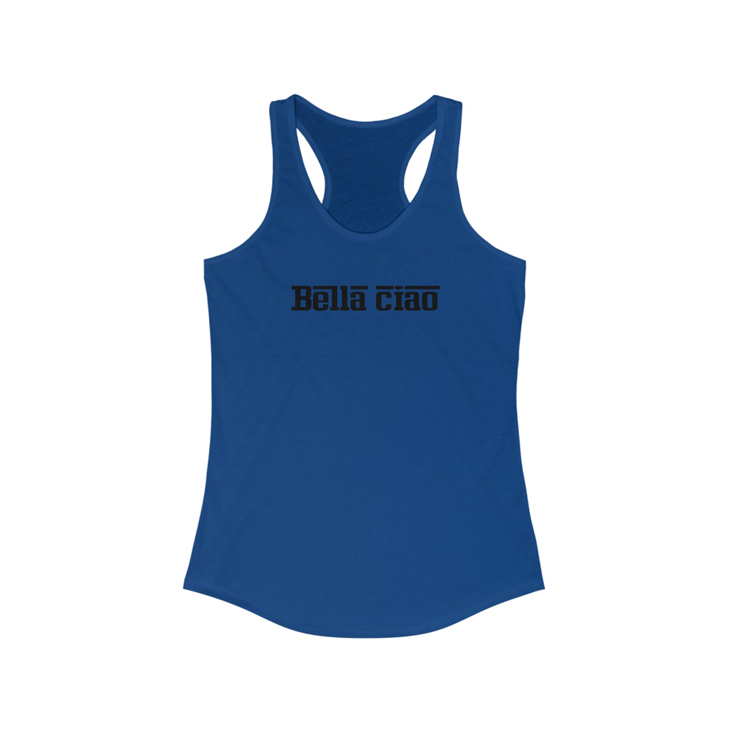 Snooty Fox Art Women's Ideal Racerback Tank - Bella ciao