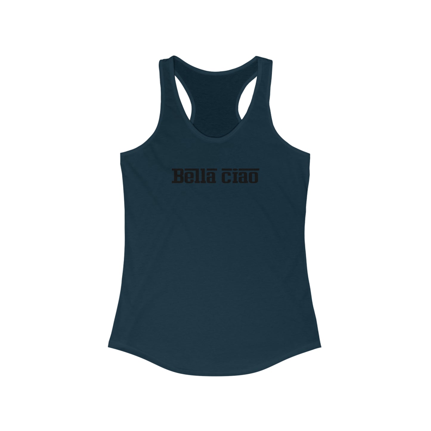 Snooty Fox Art Women's Ideal Racerback Tank - Bella ciao