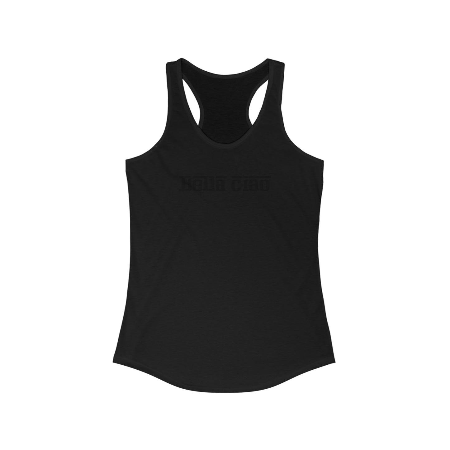 Snooty Fox Art Women's Ideal Racerback Tank - Bella ciao