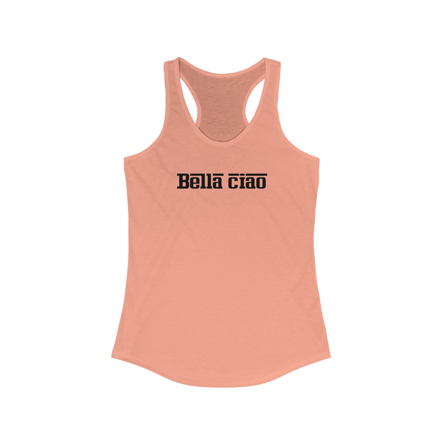 Snooty Fox Art Women's Ideal Racerback Tank - Bella ciao