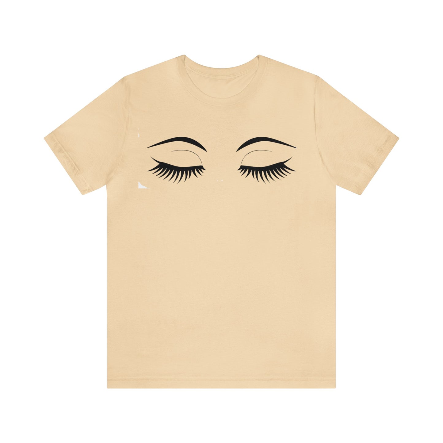 Snooty Fox Art Unisex Jersey Short Sleeve Tee - Eyelashes
