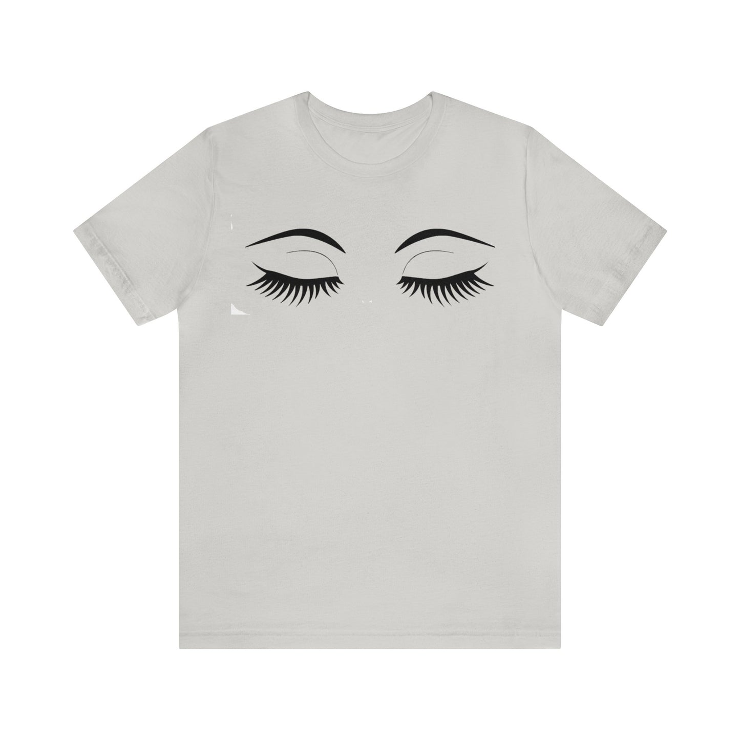 Snooty Fox Art Unisex Jersey Short Sleeve Tee - Eyelashes