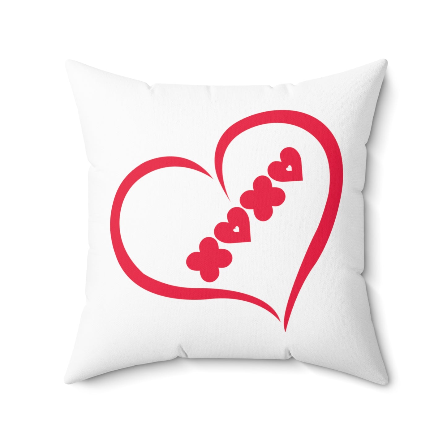 Snooty Fox Art Spun Polyester Square Pillow - XOXO