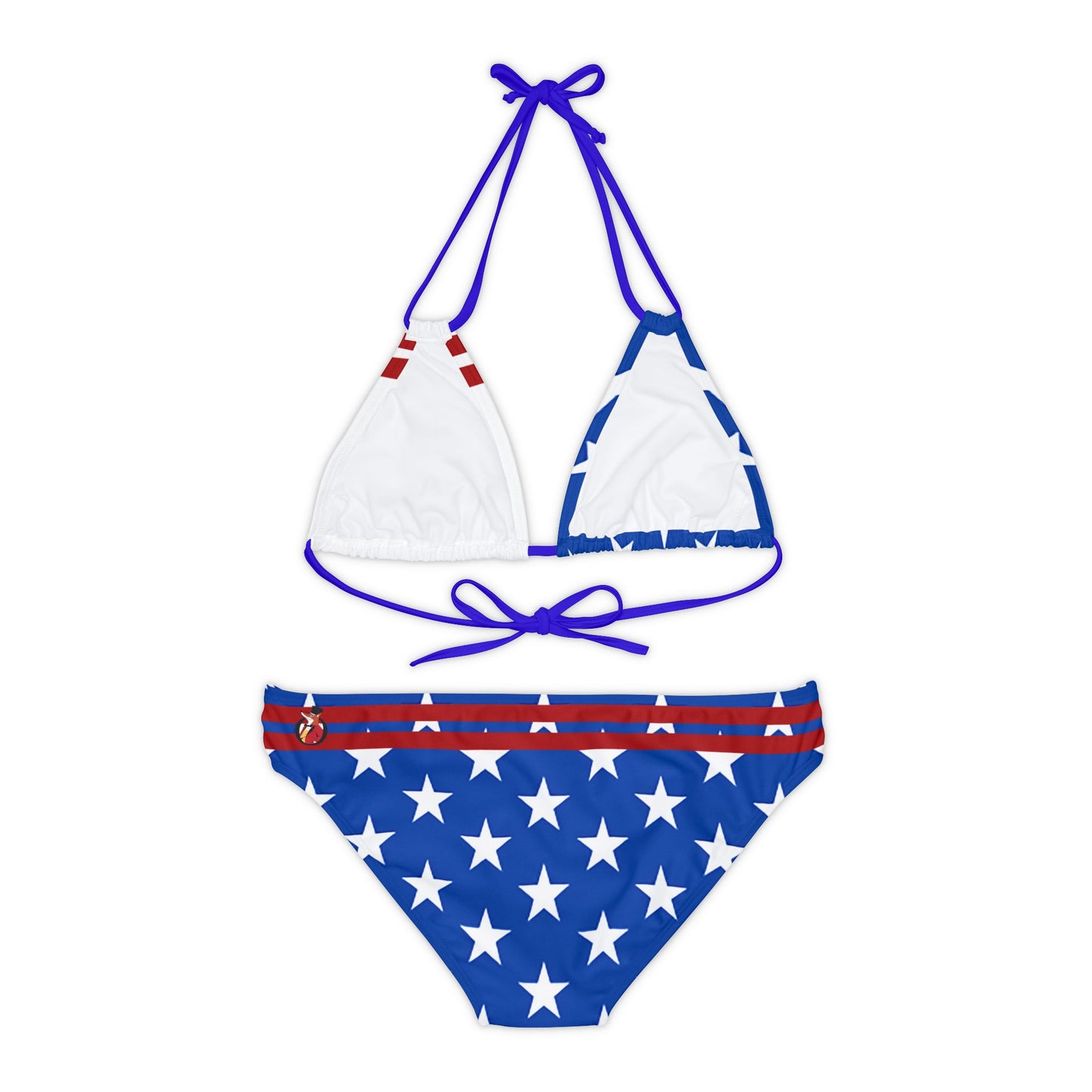Snooty Fox Art Strappy Bikini Set (AOP) - Just Vote