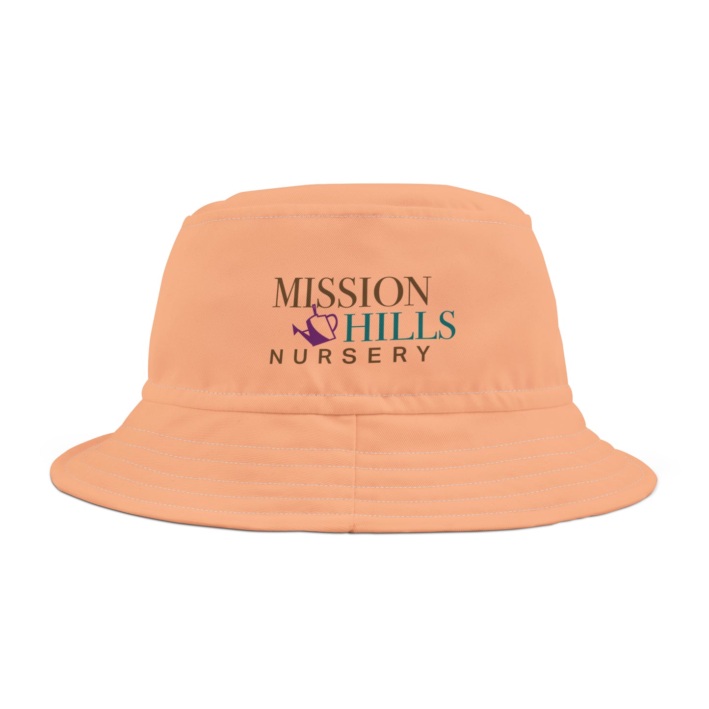 Snooty Fox Art Bucket Hat (AOP) - Mission Hills Nursery Logo