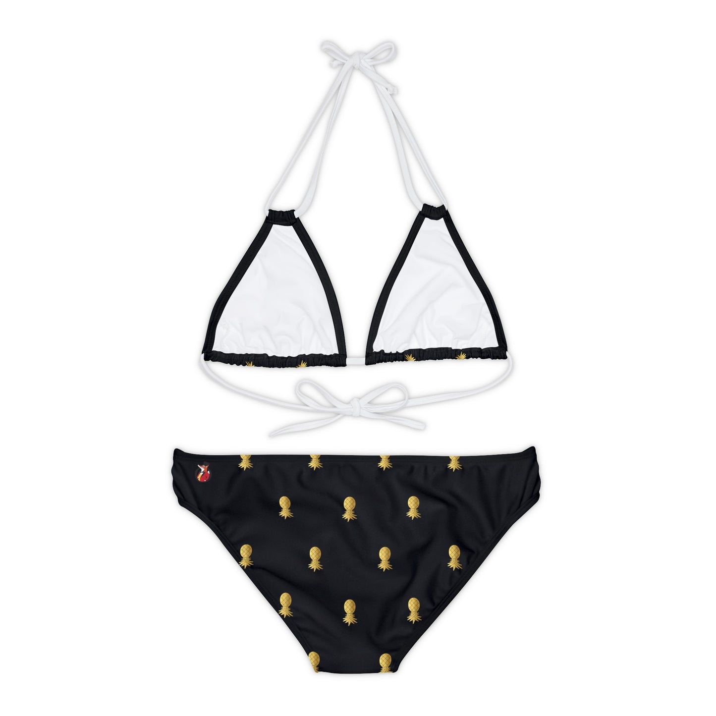 Snooty Fox Art Strappy Bikini Set (AOP) - Golden Pineapple