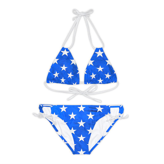 Snooty Fox Art Strappy Bikini Set (AOP) - Sea of Stars