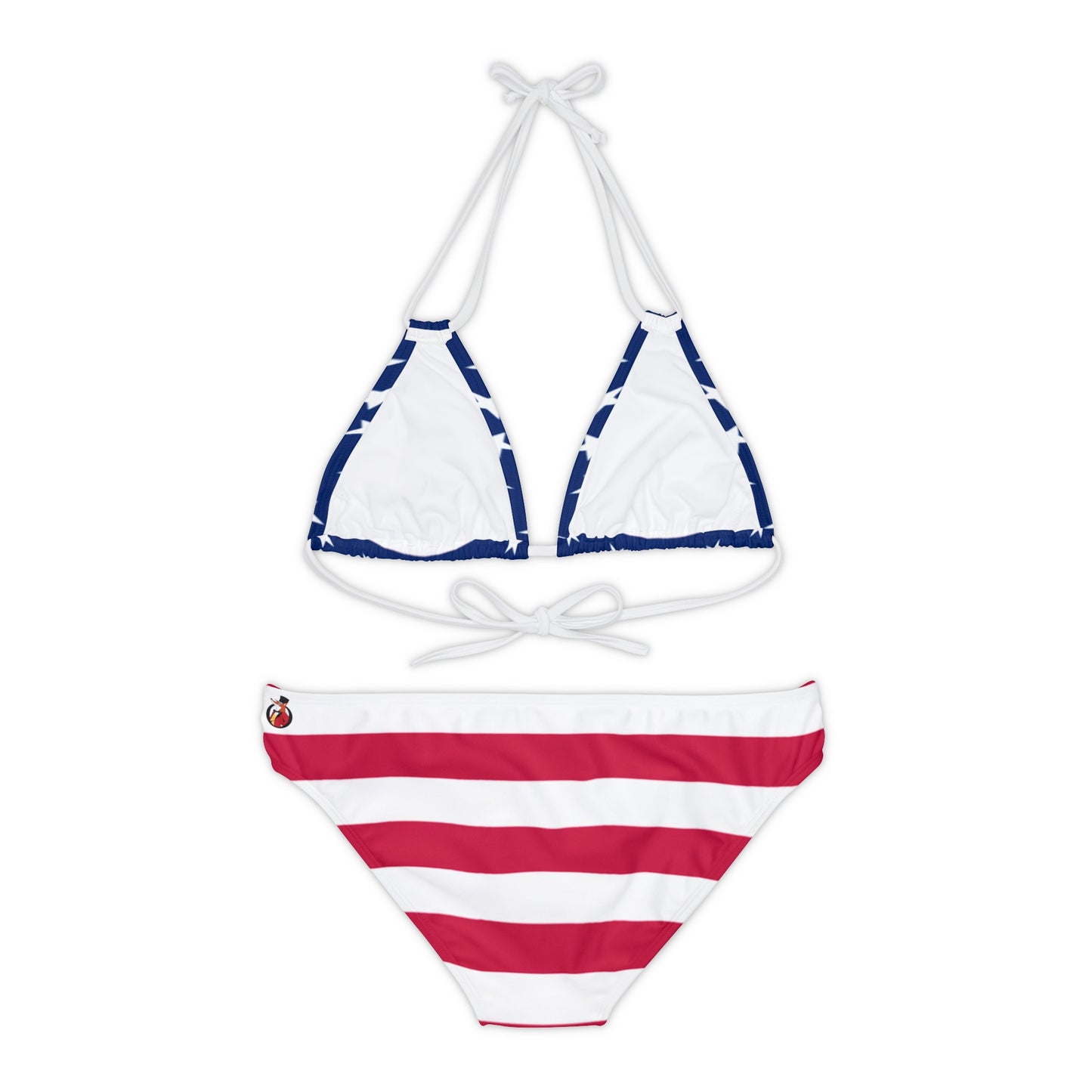 Snooty Fox Art Strappy Bikini Set (AOP) - USA Colors