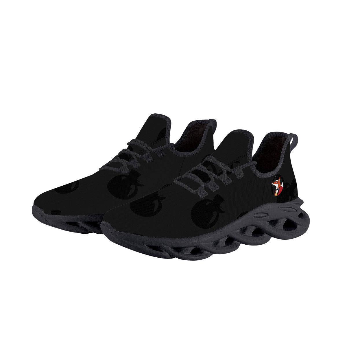 Snooty Fox Art Flex Control Sneaker - Black