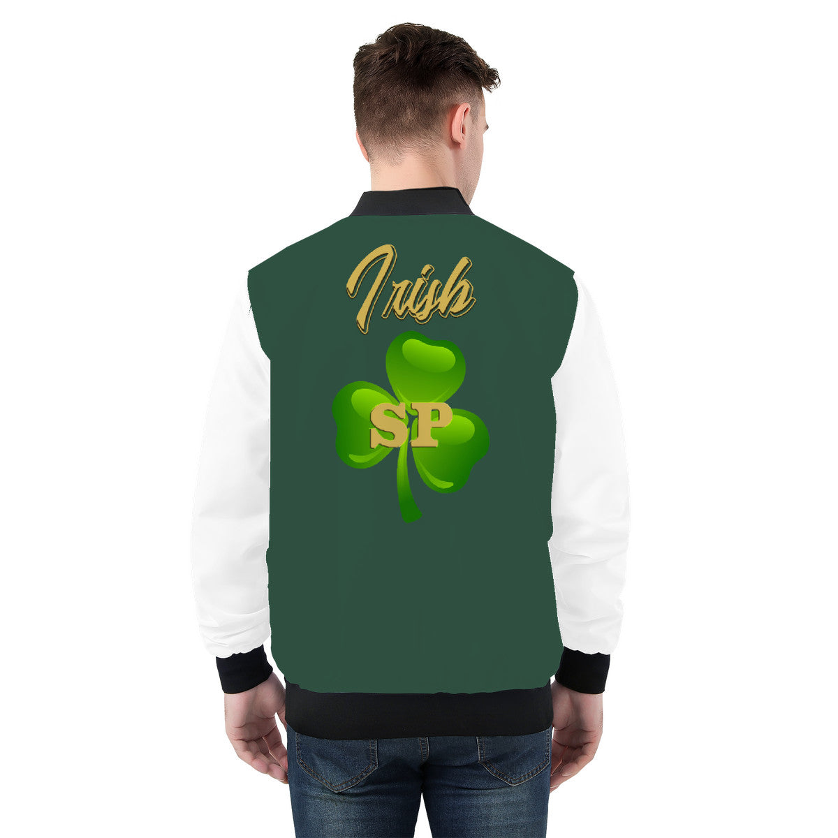 Snooty Fox Art Men's Bomber Jacket - St Patty's