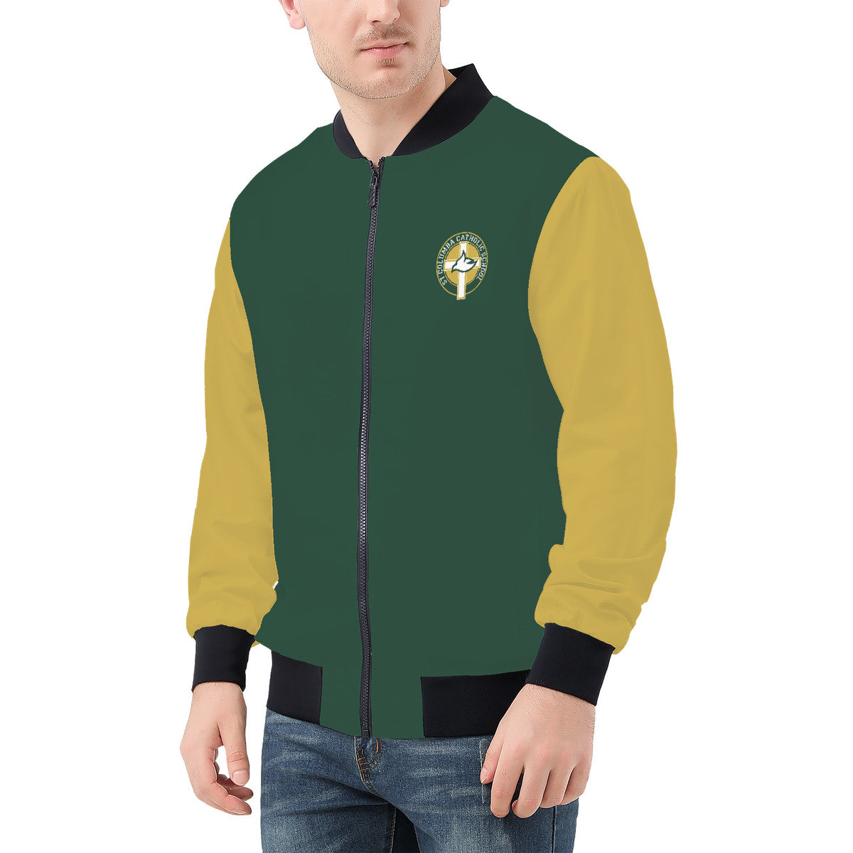 Snooty Fox Art Men's Bomber Jacket - St Columba