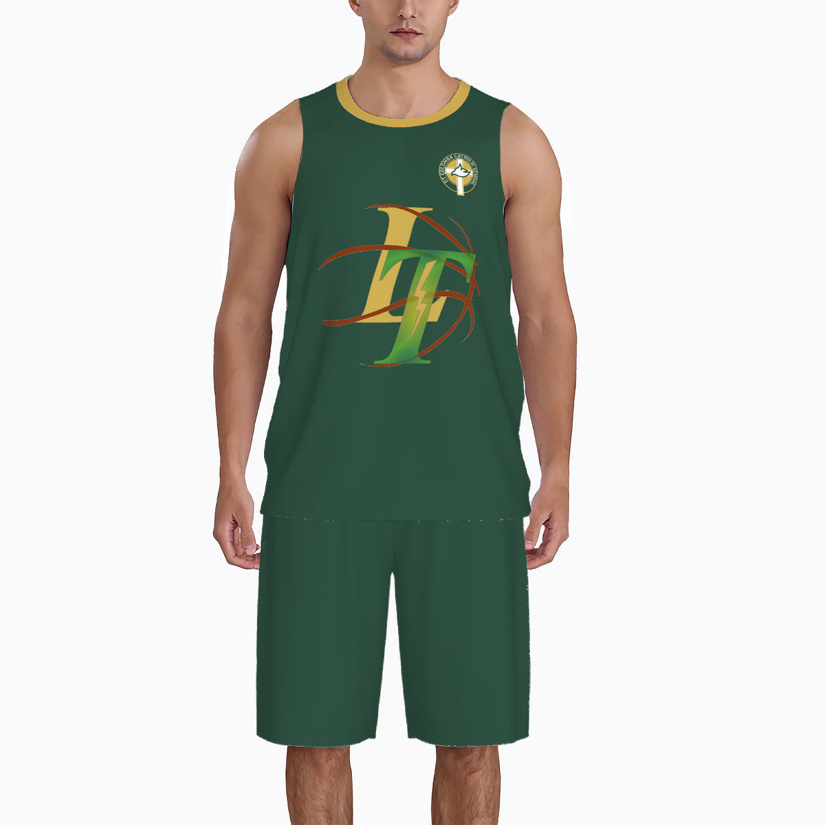 Snooty Fox Art Unisex Basketball Uniform Jersey Set - Cougars